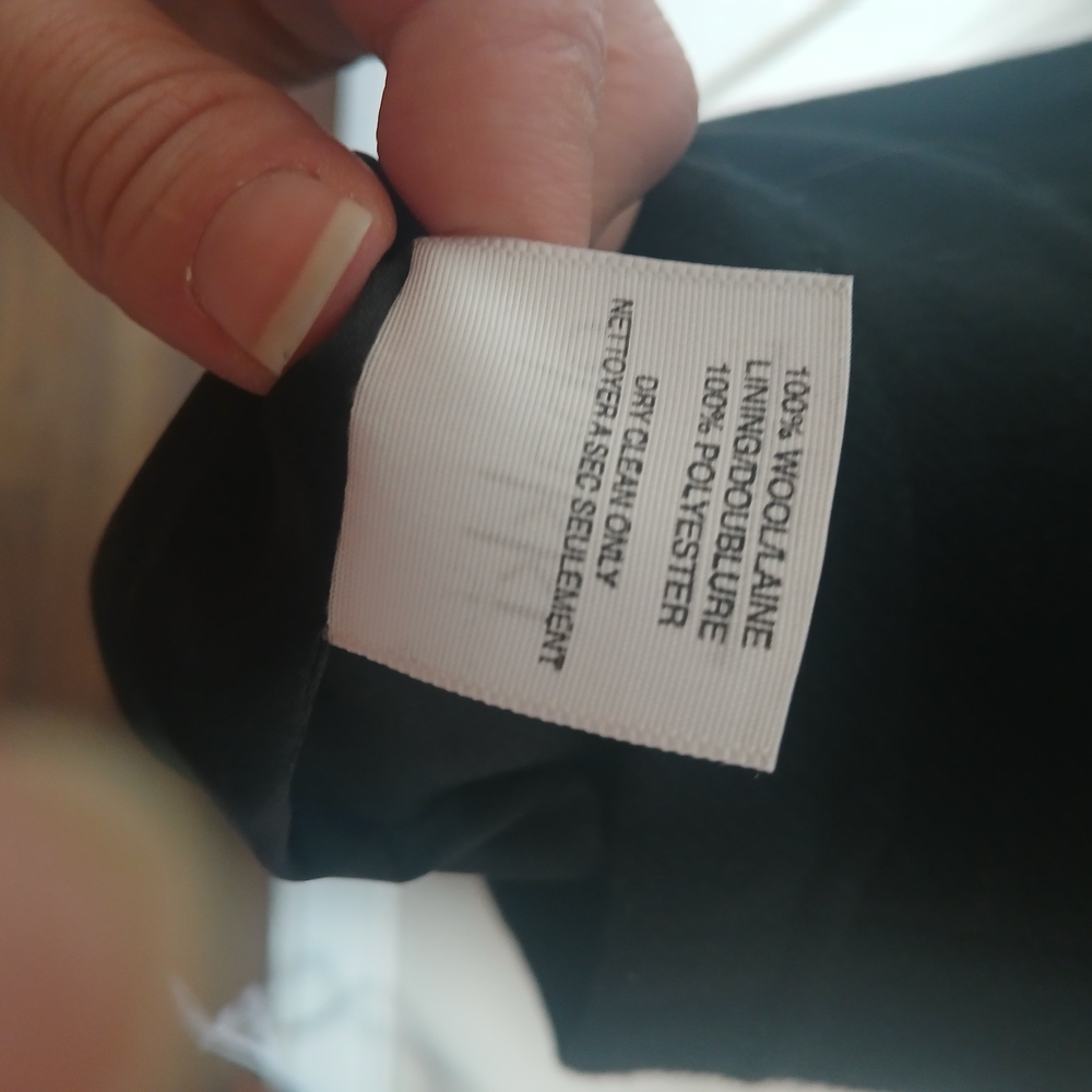 Obakki Canada Wool Black Sleeveless Bodycon Dress - Picture 6 of 7